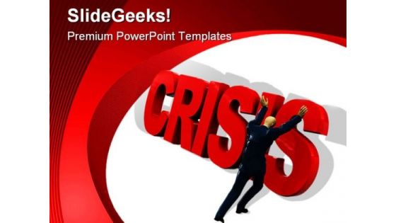 Crisis01 Business PowerPoint Template 0810 Crisis01 Business PowerPoint Template 0810