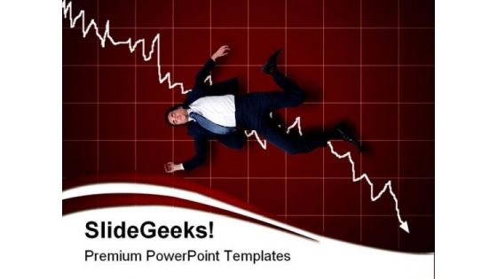 Crisis Business PowerPoint Template 1110