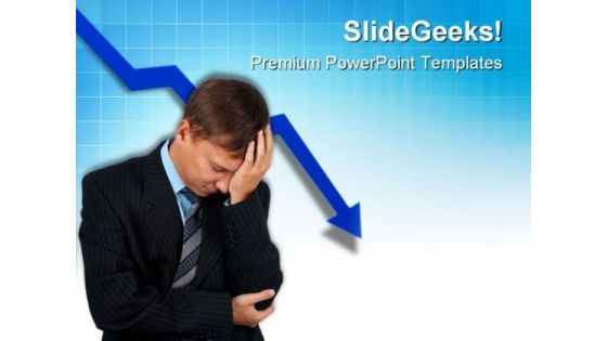 Crisis Business PowerPoint Templates And PowerPoint Backgrounds 0811