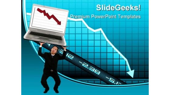 Crisis Business PowerPoint Templates And PowerPoint Backgrounds 0911