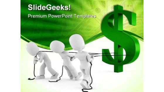 Crisis Dollar Business PowerPoint Themes And PowerPoint Slides 0411