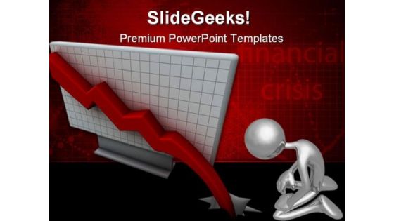 Crisis Finance PowerPoint Template 0610