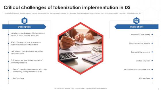 Critical Challenges Of Tokenization Implementation In Ds PPT Slides Critical Challenges Of Tokenization Implementation In Ds PPT Slides