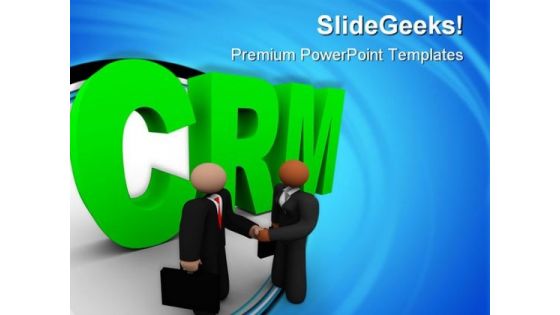 Crm Business PowerPoint Templates And PowerPoint Backgrounds 0611