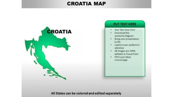 Croatia PowerPoint Maps