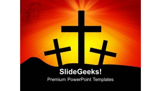Cross Christianity PowerPoint Templates Ppt Backgrounds For Slides 1212