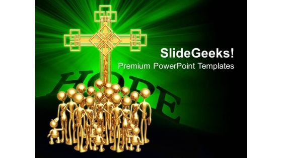 Cross Gathering Church PowerPoint Templates And PowerPoint Themes 0812