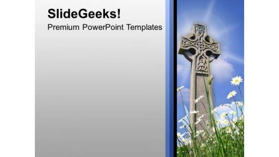 Cross Is Symbol Of Christian Community PowerPoint Templates Ppt Backgrounds For Slides 0513