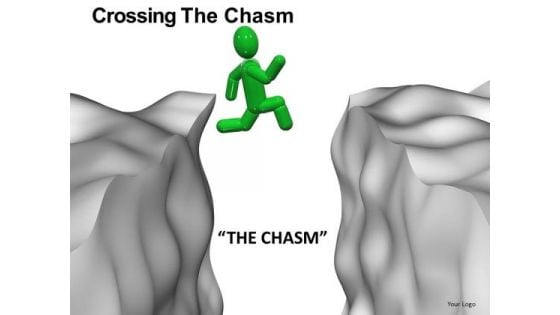 Crossing The Chasm Gap PowerPoint Templates