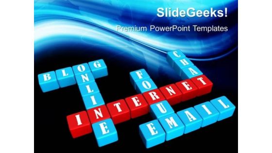 Crossword Internet Business PowerPoint Templates And PowerPoint Themes 0512