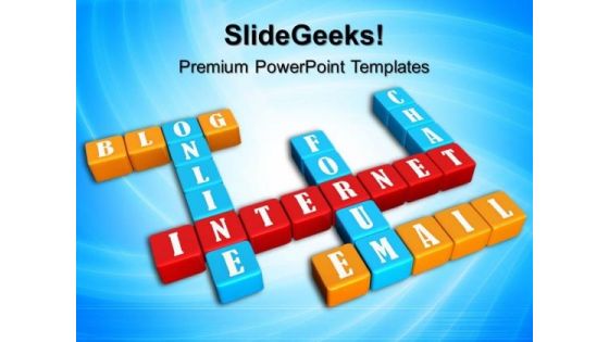 Crossword Internet PowerPoint Templates And PowerPoint Themes 0512