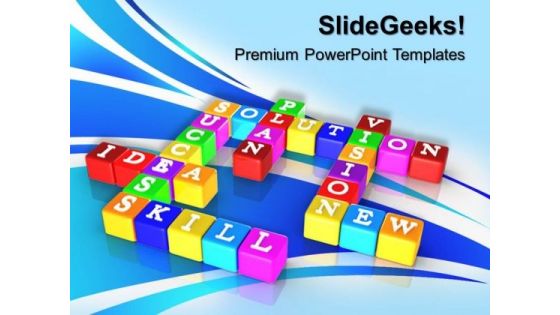 Crosswords Solution Puzzles Success PowerPoint Templates And PowerPoint Themes 0712 Crosswords Solution Puzzles Success PowerPoint Templates And PowerPoint Themes 0712