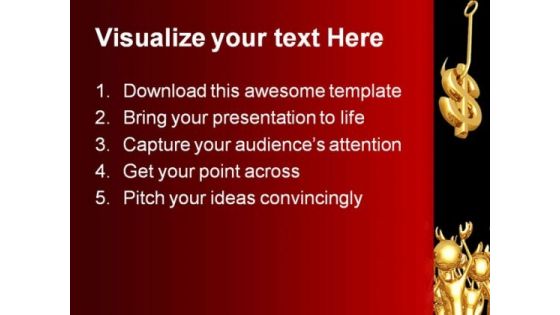 Crowd Sourcing Dollar Money PowerPoint Themes And PowerPoint Slides 0611