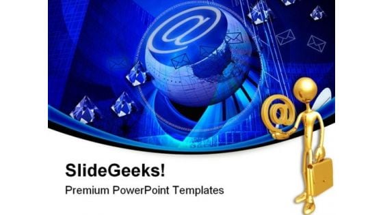 Crystal Clear Internet Technology PowerPoint Templates And PowerPoint Backgrounds 0611