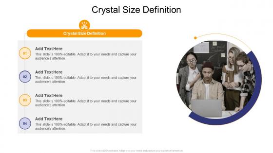 Crystal Size Definition In Powerpoint And Google Slides Cpb