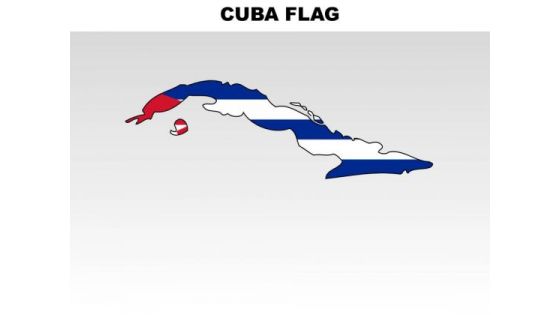 Cuba Country PowerPoint Flags