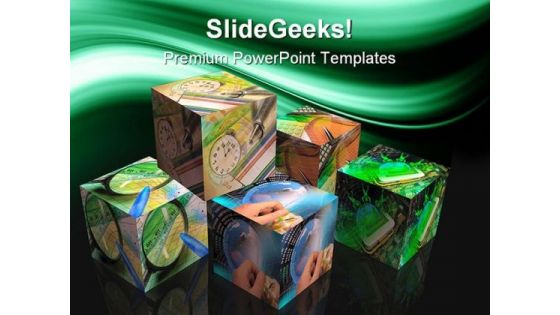 Cubes Business PowerPoint Templates And PowerPoint Backgrounds 0311