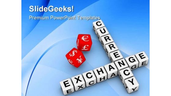 Currency Exchange Money PowerPoint Templates And PowerPoint Backgrounds 0311