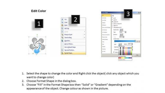 Curved Arrow Multicolor Diagram 5 Steps Business Plan Formats PowerPoint Templates