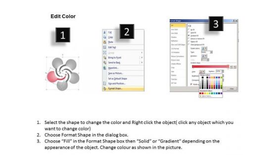 Curved Arrow Multicolor Diagram 5 Steps Writing Business Plan Template PowerPoint Slides