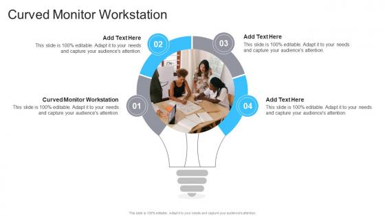 Curved Monitor Workstation In Powerpoint And Google Slides Cpb