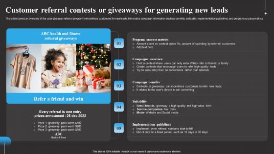 Customer Referral Contests Or Giveaways For Tracking Word Mouth Marketing Introduction PDF Customer Referral Contests Or Giveaways For Tracking Word Mouth Marketing Introduction PDF