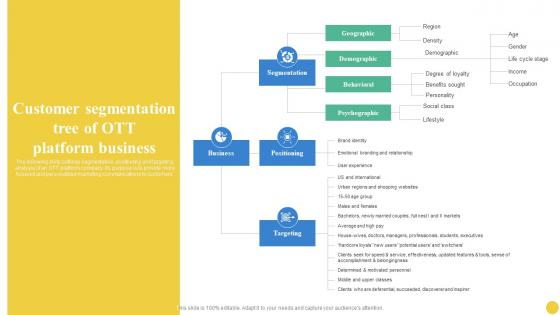 Customer Segmentation Tree Of OTT Platform Business User Segmentation Sample Pdf