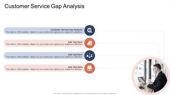Customer Service Gap Analysis In Powerpoint And Google Slides Cpb