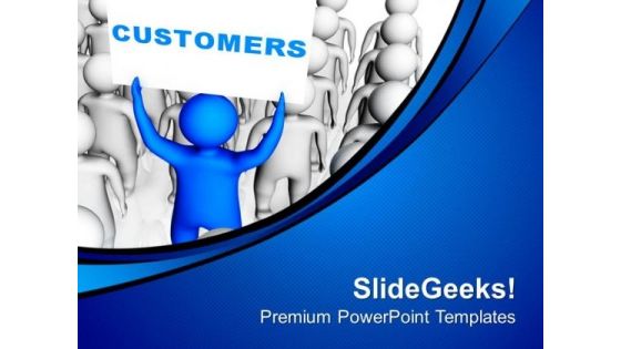 Customers Views For Business Development PowerPoint Templates Ppt Backgrounds For Slides 0513