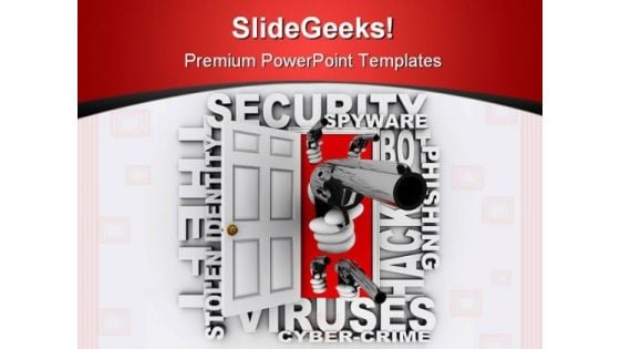 Cyber Crime Security PowerPoint Templates And PowerPoint Backgrounds 0411