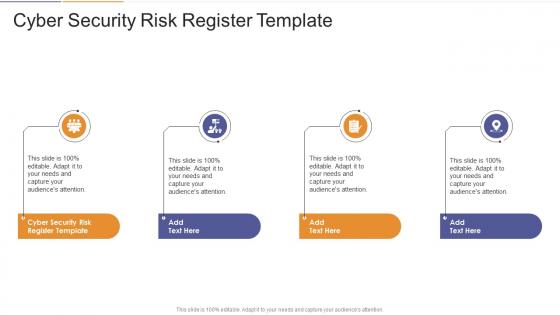 Cyber Security Risk Register Template In Powerpoint And Google Slides Cpb