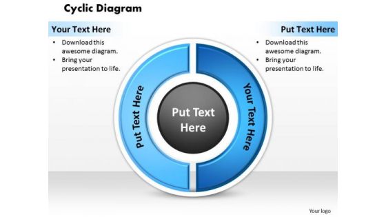 Cyclic Diagram PowerPoint Presentation Template