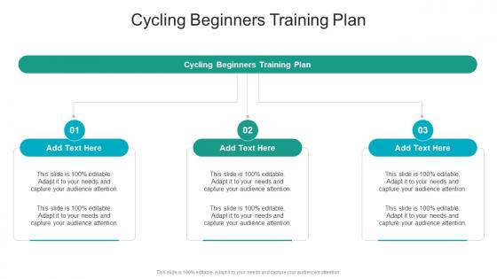 Cycling Beginners Training Plan In Powerpoint And Google Slides Cpb