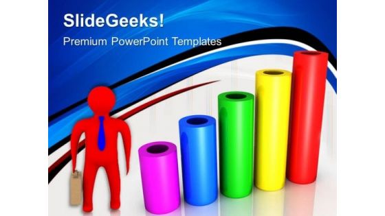 Cylinder Bar Graph Business PowerPoint Templates And PowerPoint Themes 0512