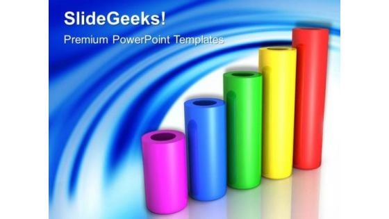 Cylinder Graph Success PowerPoint Templates And PowerPoint Themes 0512