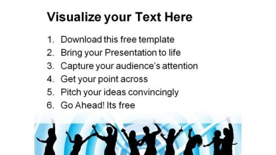 Entertainment People PowerPoint Template