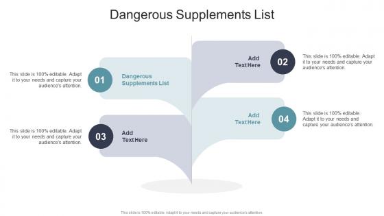Dangerous Supplements List In Powerpoint And Google Slides Cpb
