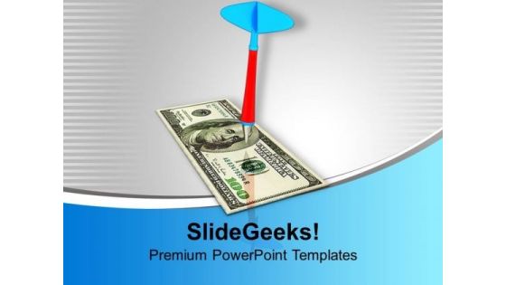 Dart Hitting Dollar Finance Target PowerPoint Templates Ppt Backgrounds For Slides 0113 Dart Hitting Dollar Finance Target PowerPoint Templates Ppt Backgrounds For Slides 0113