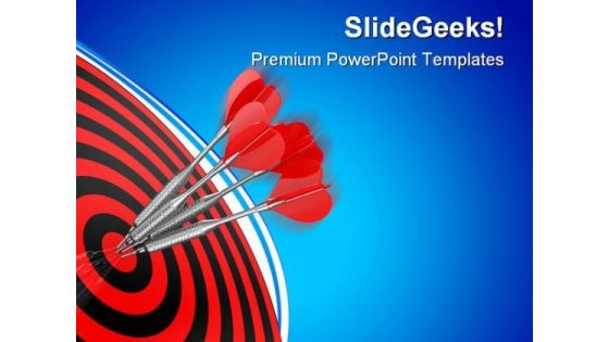 Darts Business PowerPoint Templates And PowerPoint Backgrounds 0811 Darts Business PowerPoint Templates And PowerPoint Backgrounds 0811