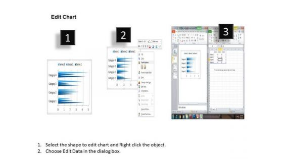 Data Analysis In Excel 3d Bar Chart For Business Trends PowerPoint Templates
