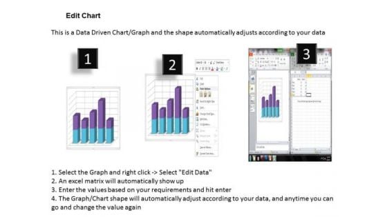 Data Analysis In Excel 3d Column Chart For Market Surveys PowerPoint Templates