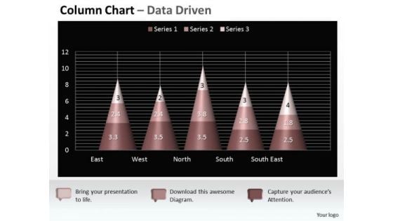 Data Analysis On Excel 3d Chart Shows Interrelated Sets Of PowerPoint Templates