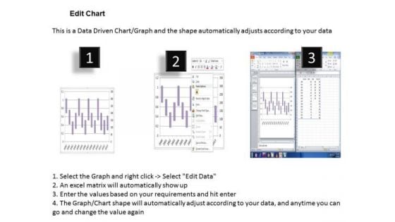 Data Analysis On Excel Driven Stock Chart For Market History PowerPoint Slides Templates