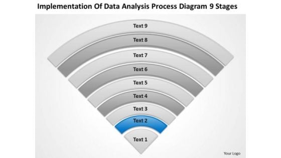 Data Analysis Process Diagram 9 Stages Ppt Business Plan PowerPoint Slide