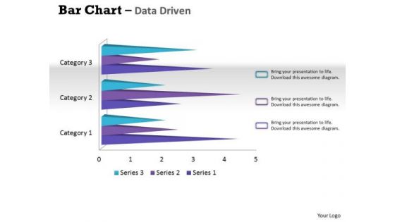 Data Analysis Techniques 3d Bar Chart For Financial Solutions PowerPoint Templates