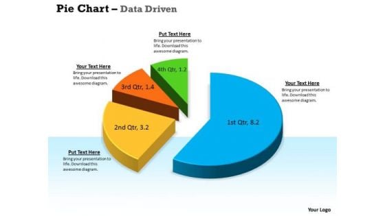 Data Analysis Techniques 3d In Segments Pie Chart PowerPoint Templates