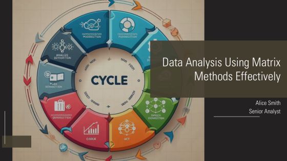 Data Analysis Using Matrix Methods Effectively PPT Example AT