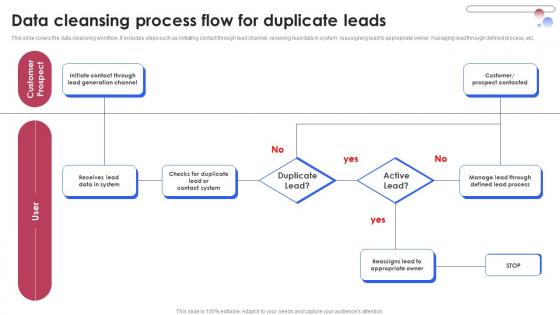 Data Cleansing Process Flow For Duplicate Various Techniques For Managing Professional PDF