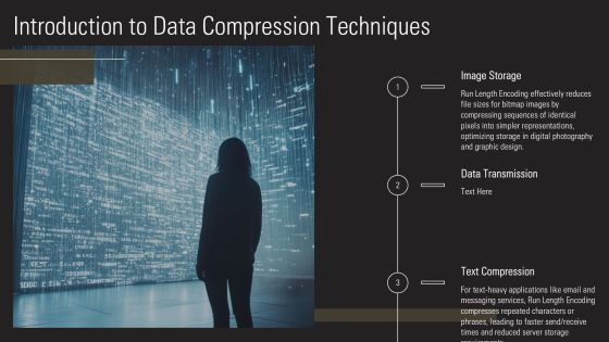 Data Compression Techniques With Run Length Encoding PPT Mockup AT Slide03