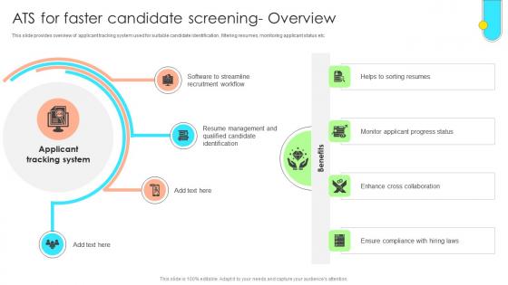 Data Driven Approach To Optimise Ats For Faster Candidate Screening Overview CRP SS V Data Driven Approach To Optimise Ats For Faster Candidate Screening Overview CRP SS V